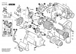 Bosch 0 603 337 780 Psb 500 Re Percussion Drill 230 V / Eu Spare Parts